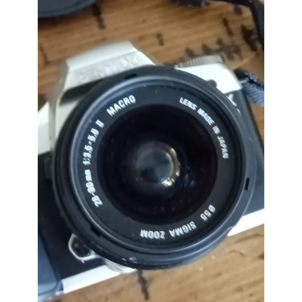 Pentax ZX-L 35mm Film SLR Camera w/ Sigma 28-80mm f/3.5-5.6 Macro Lens r2